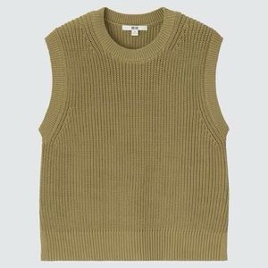 WASHABLE CREW NECK VEST - Size S
